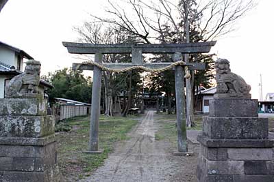 勝呂神社一の鳥居