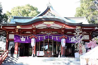 多摩川浅間神社拝殿