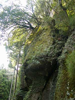 穴山関所跡