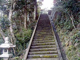 雷公神社石段