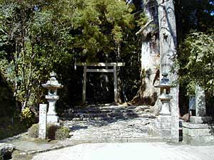 大馬神社参道