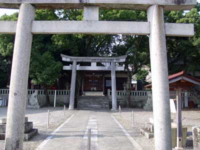 周参見王子神社鳥居