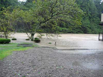 本宮地区の浸水