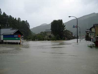 本宮地区の浸水