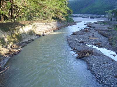 本宮地区の浸水