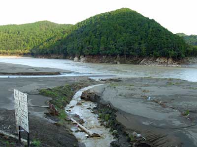 本宮地区の浸水