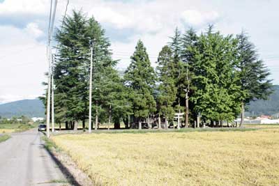 熊野神社遠景