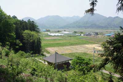 熊野神社境内より薬師堂