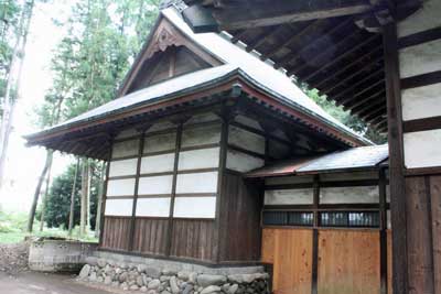 中野谷神社本殿