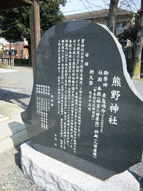 熊野神社由緒