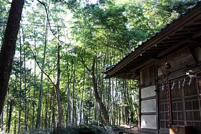 奥沢神社境内