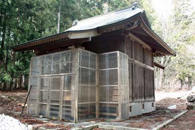 熊野神社社号標