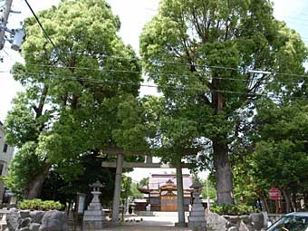 稲葉神社遠景