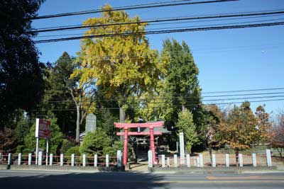 渕名神社遠景