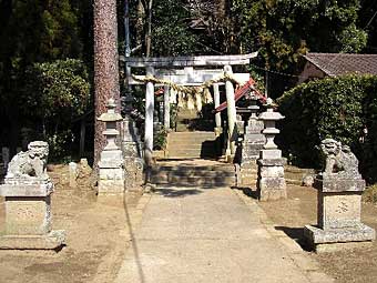 素鵞熊野神社参道