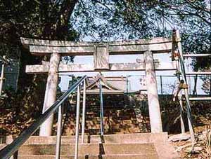 市沢熊野神社鳥居
