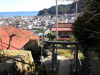 熊野神社境内より