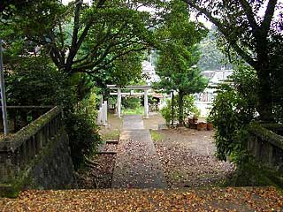 熊野神社拝殿より