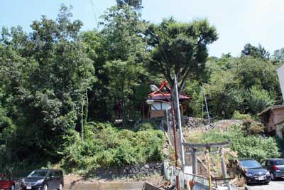 湯谷神社遠景