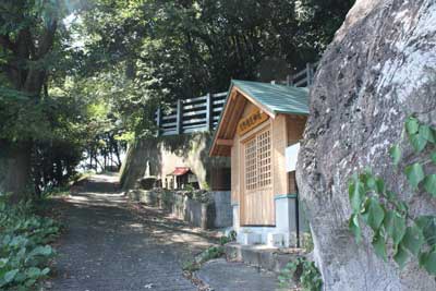 熊野権現神社遠景