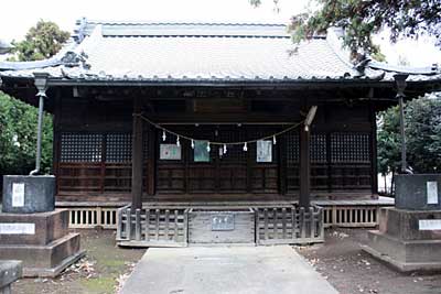 久伊豆神社拝殿