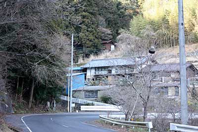 日野沢大神社奥社遠景