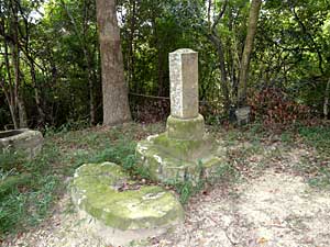 熊野神社の登り口にあった 地神搭