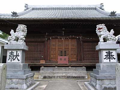 糟目犬頭神社拝殿