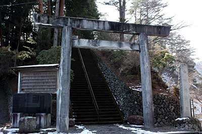 小河内神社一の鳥居