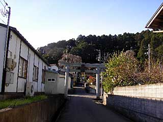 熊野神社遠景