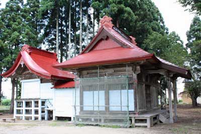 熊野神社拝殿本殿