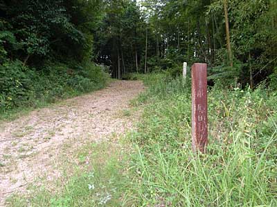 熊野神社への道