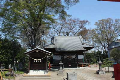 角渕八幡宮遠景