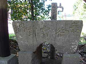熊野神社手水鉢