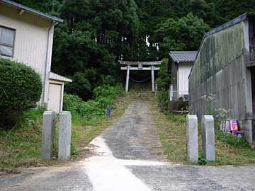 熊野社参道入口
