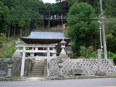 熊野社遠景