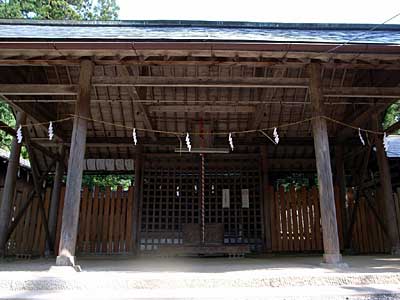 熊野神社拝殿